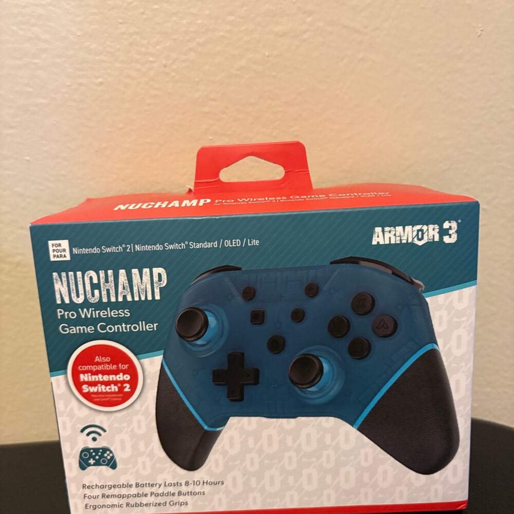Pro Game Controller for Nintendo Switch & Switch 2 - Blue